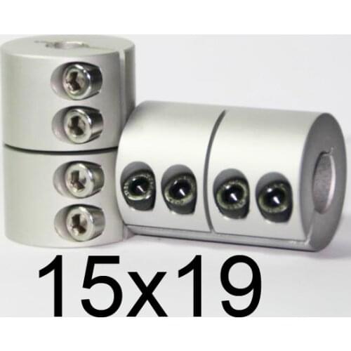 15mm to 19mm Rigid clamping screw Solid Coupling for Engraving machine,shaft butt-muff coupler for stepper motor