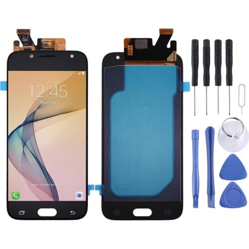 For Galaxy J5 (2017) Oled Material LCD Screen and Digitizer Full Assembly J530F/DS, J530Y/DS(Black)