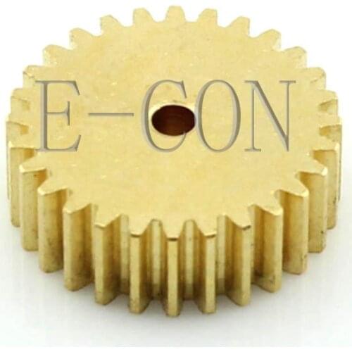 0.5M27T 2mm Bore 27 Teeth Width 5mm Module 0.5 Motor Metal Spur Gear