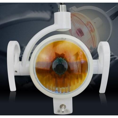 1pc 50W Cold Light Shadowless Oral Light for Dental Unit Chair Platform Tool Wrench Teeth Whitening Accessories Kit Halogen Lamp