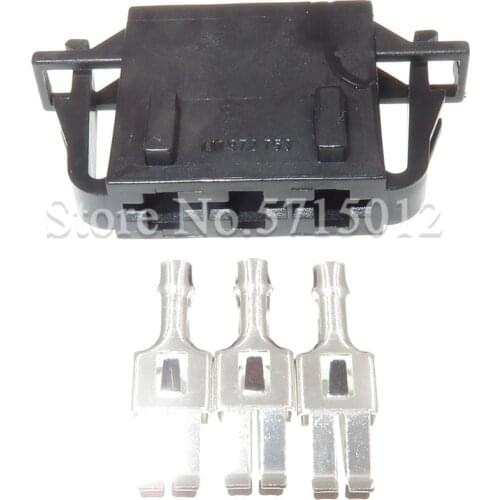 3 Hole 1J0 972 753 Automotive Cable Connector Female Auto Fan Wire Sockets 6.3mm 1J0972753 For VW Audi