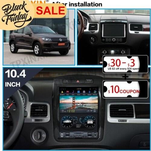 4+128G PX6 Carplay DSP Android 9.0 For VW Touareg 2010-2017 Multimedia Player Auto Stereo Tape Recorder Navigation GPS Head Unit