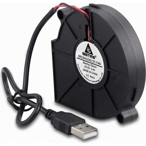 5PCS Gdstime 5V USB 75mm x 15mm 7515 DC Brushless Heatsink Cooling Blower Fan 75x15mm