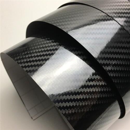 5D High Glossy Carbon Fiber Vinyl For Car Wrap Film Sheet Vehicle Decal Laptop Skin Phone Cover Motorcycle