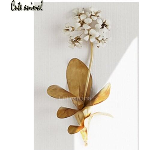 5d diamond painting Golden leaves and flowers full drill square round diamond embroidery Cross Stitch kit diamond mosaic decor