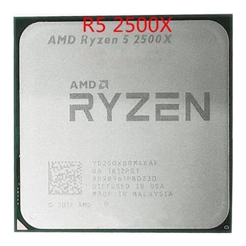 AMD Ryzen 5 2500X R5 2500x 3,6 GHz Quad-Core ocho-Hilo de procesador de CPU 65W L3 = 8M YD250XBBM4KAF hembra AM4