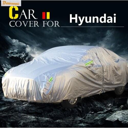 Buildreamen2 Car Cover Sun Rain Snow Scratch Dust Resistant Cover For Hyundai Atos i20 Satellite Genesis Santa Fe Dynasty Azera