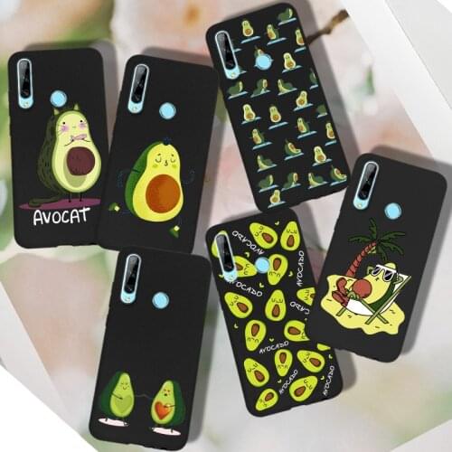 For Huawei Honor 9A 9C 9S 9X 8A Prime Pro 2020 Y8P Y7P Y5P Y9S Y6S Y7A Y6 Y9 Prime 2019 Case Cover Avocado Silicone TPU Bumper