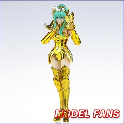 MODEL FANS IN-STOCK GreatToys Great toys GT EX female gold saint aries girl metal armor Myth Cloth Action Figure