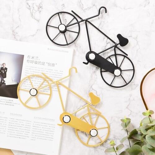 Creative Decorative Hook Bicycle Romantic Hanging Key Holder Nordic Iron Coat Hanger Hook Rack Locksmith On The Wall For Home