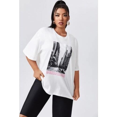 Summer short sleeve tops for women 2021 oversized t shirt women t shirt y2k aesthetic clothes tops feamle woman tshirts clothes