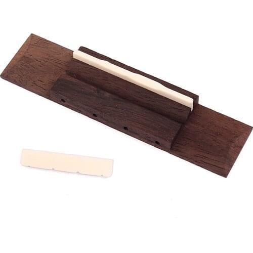 Nut And Fancy Saddle with Rosewood Bridge for Hawaii Ukulele