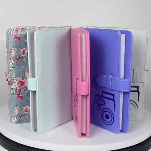 96 Pockets PU Leather Instant Photo Album Picture Case for Fujifilm Instax Mini8/9/7s/7C/25/70/90 3 inch Mini Film Photo Album