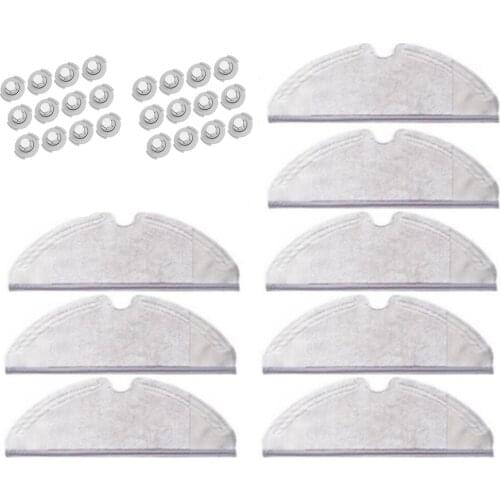 Accessories Kits For Xiaomi Roborock S50 S51 E25 S5 E20 C10 Roborock Robot Vacuum Parts Filter Filter Eements Mop Cloth