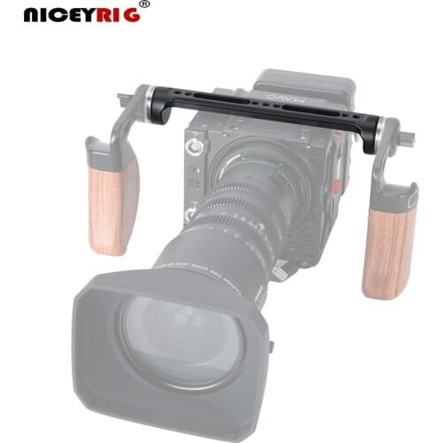 Niceyrig Nato Rail with Dual Arri Rosette Mounts