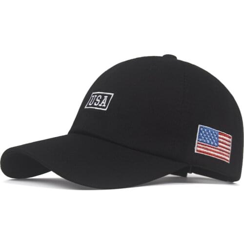 New Arrival USA Embroidery 2020 America flag Baseball Cap Casual Cotton Hip Hop Caps Embroidery Fitted Snapback Caps