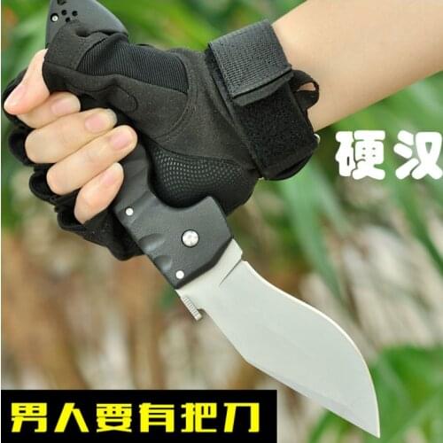 New H1 folding pocket outdoor camping knife 7cr15 Blade The glass fiber handle tactical survival Utility Knives EDC kitchen tool