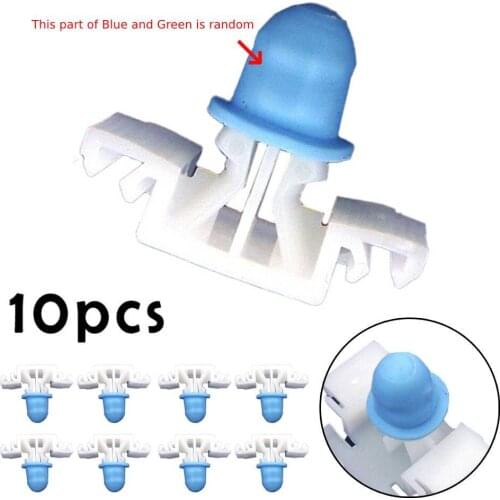 Plastic Clips Side Moulding White 51132251394 Bumpstrip Exterior Fastener