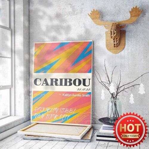 Kaitlyn Aurelia Smith Prints Poster, Caribou Gig Wall Art, Brooklyn Steel Prints Art, Music Star Wall Stickers, Bar Pub Club