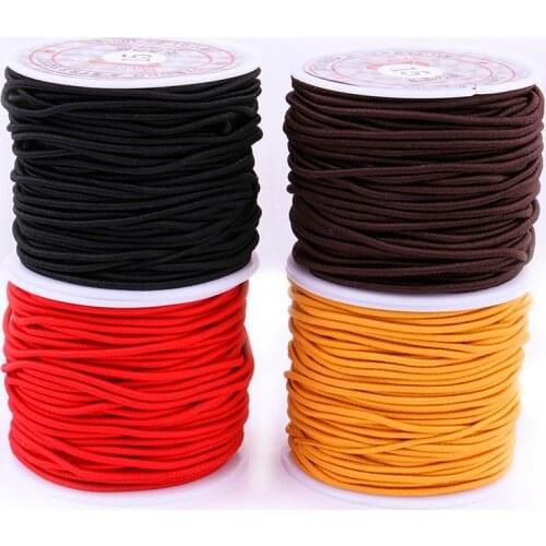 1pcs/lot 0.8/1/1.2/1.5mm Waxed Cotton Cord Waxed Thread Cord String Strap Necklace Rope Bead DIY Jewelry Making for Bracelet