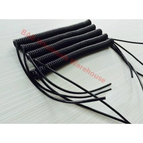6/7/12/14/15/16/18/19/21/26 core spiral cord coiled cable for CNC Electronic Handwheel Spring Wire Cable Manual Pulse Generator