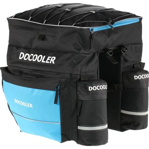 Docooler Bicycle Bag 38L Large Capacity Cycling Bike Pannier Double Side Rear Tail Seat Trunk Bag alforjas bicicleta trasera