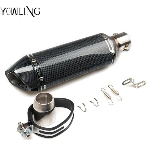 35-51MM Universal Exhaust Modified motorcycle racing exhaust moto Escape Muffler pipe fit most motorcycle ATV Scooter