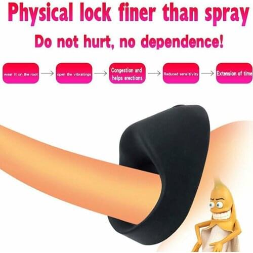 YEAIN Silicone 20 Powerful Vibrating Mode Penis Cock Ring Enhancer Sex-toys For Men Couple Rechargeable Vibrators Adult Products