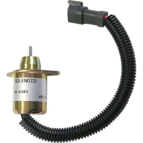12V Fuel Shut Off Solenoid 1503ES-12S5SUC11S 41-6383 For Yanmar Engine 486 4TNE88 366 395 374 3TNE72 388 Thermo King MDII TDII