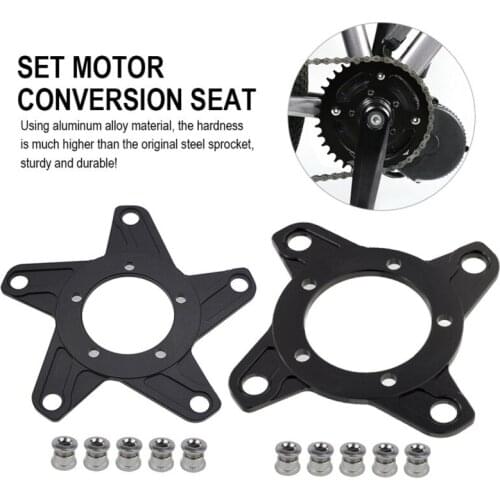 Bicycle Chain Adapter Bafang104BCD/130BCD BikeMid Motor Chainring Spider Chain Ring Adapter MTB Electric Bicycle Accessories