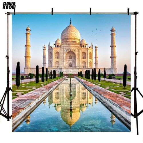 DAWNKNOW Senic Photography Background Photocall Taj Mahal Photo Shoot Backdrops For Children Photo Studio lv1252