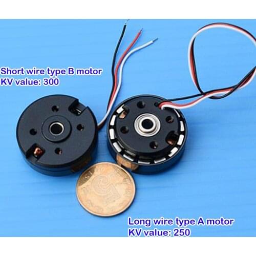 DC 12V-24V Micro 2204 hollow shaft 28MM Brushless Motor 250KV 300KV NdFeB Strong Magnetic for Handheld Camera UAV PTZ Motor