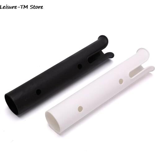 ABS Plastic Fishing Rod Pole Holder Portable Lightweight Fishing Rod Spinning Accessories Durable Tube Mount Bracket Socket Rack
