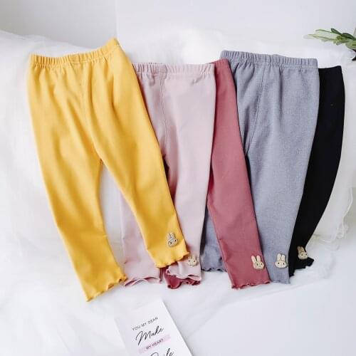 Childrens Clothing 2020 Autumn New Autumn Cotton Childrens Pants Baby Girls Pants Spring and Autumn Wear Girls Leggings