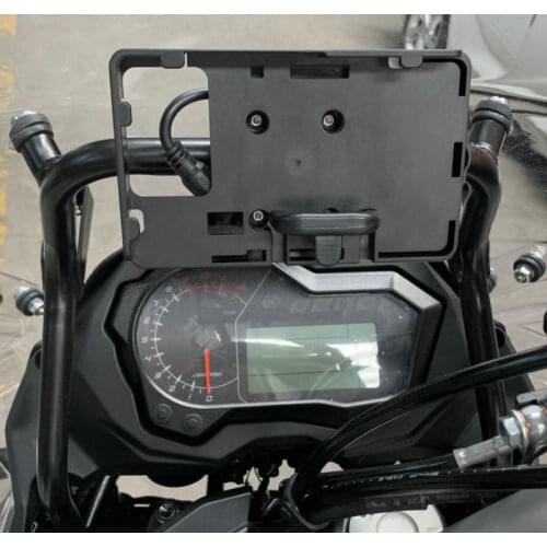 For BENELLI TRK502 TRK502X 2017-on handheld gps navigator usb charger motorcycle Phone Navigation holder
