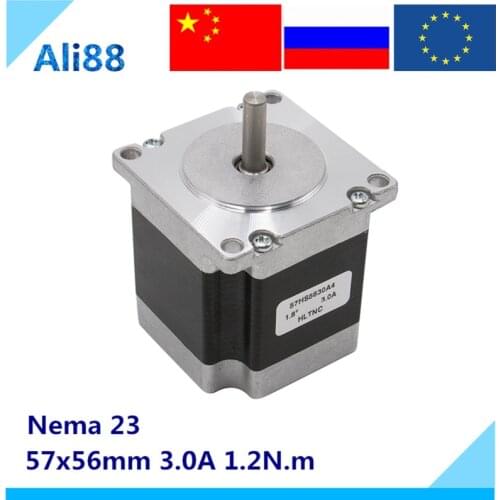 1.2N.m nema23 4-lead 57 motor 165 Oz-in 56mm Nema 23 stepper motor for 3D printer cnc parts