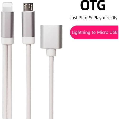 Lightning to Andriod Cable for microphone electronic piano Adapter for iPhone XR X 8 7 6 ipad ios13 14 male micro usb Conveter