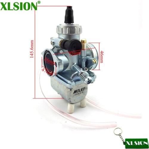 XLSION 26mm Molkt Carb Carburetor For 125cc 140cc 150cc Lifan YX Zongshen Pit Dirt Bike Stomp Thumpstar Atomic DHZ SSR