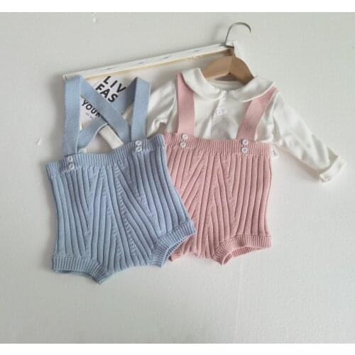 Newborn Baby Romper Knitted Baby Boy Jumpsuit Girl Romper Set Autumn Baby Girl Boy Clothes Infant Toddler Playsuit Overalls