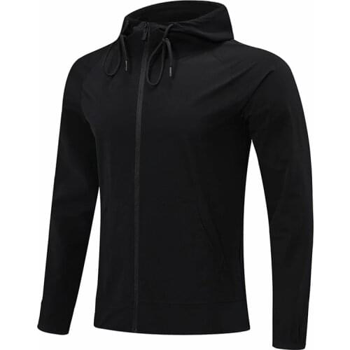 Men Running Jackets Pullover Fitness Long Sleeve Bodybuilding Jogging Sportswear Gym Soccer basketball Sports Training Jackets