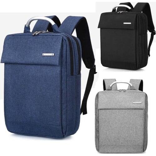 Men Nylon Solid Backpack Women Men Large Capacity Waterproof Business Laptop Bag Student Casual Trave Sport Shoulder Daypack Bag