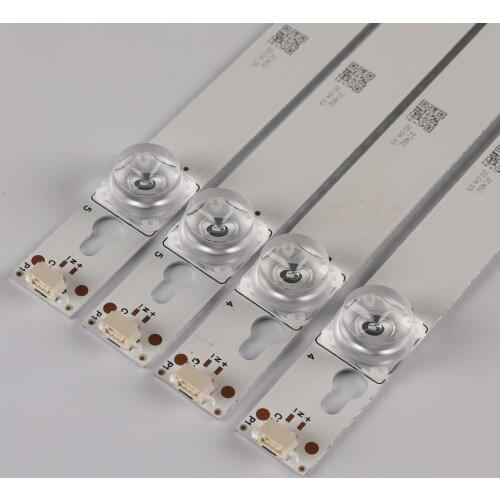 New 5set=40pcs LED Backlight strip for L55P2-UDN TOT-55D2900 JL.D55051330-004ES-M JL.D55041330-004ES-M B55A658U 55U6700C 55D2900