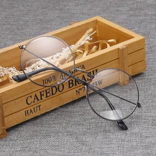 Eyeglasses Frame Women Transparent Round Glasses Clear Frame Spectacle Myopia Glasses Men Frame Nerd Optical Frames Red