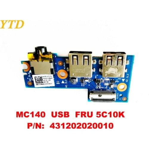 Original for Lenovo MC140 USB board Audio board MC140 USB FRU 5C10K PN 431202020010 tested good free shipping