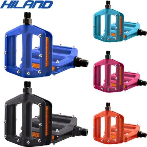 Mountain Pedal for Bicycle MTB Pedals Bike Flat Pedals Nylon Fiber Anti-skid Foot Sports Cycling pedal MTB Accessories