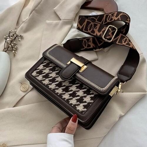 Popular Fashion Crossbody Bags For Women 2021 New Shoulder Chain Bag Strap Handbags Designer Pu Ladies Messenger Bags Leather