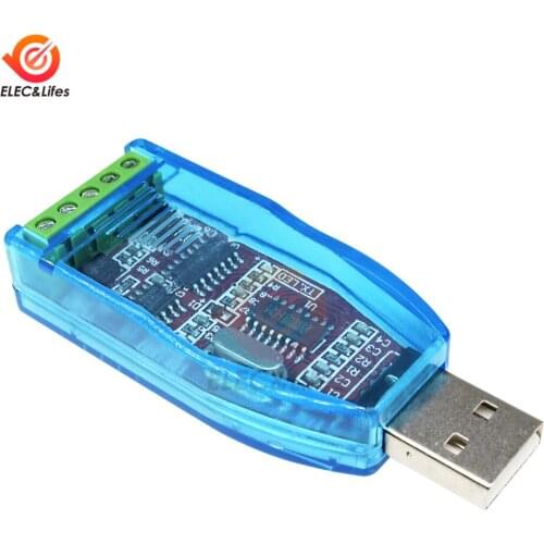 Industrial USB To RS485 Serial Converter Upgrade Protection RS485 Compatible V2.0 Standard RS-485 USB Type A Connector Module