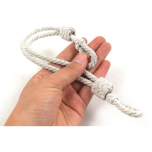 Replica WWII German Officers SILVER Visor Hat Chin Cord