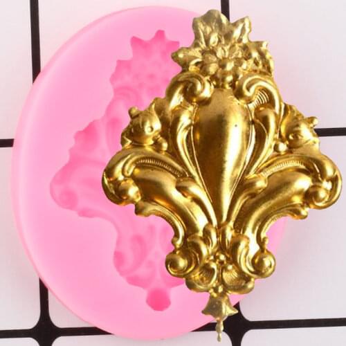 Scroll Relief Silicone Mold Cake Border Fondant Molds Cake Decorating Tools Candy Clay Chocolate Gumpaste Mould Cupcake Baking