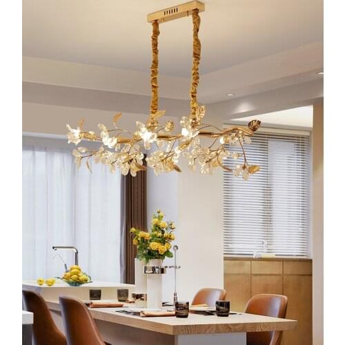 Modern LED Crystal Chandelier Lighting Home Decoration Chandeliers Lamp Living Room Hanglamp K9 Crystal Lobby Lighting Luxury